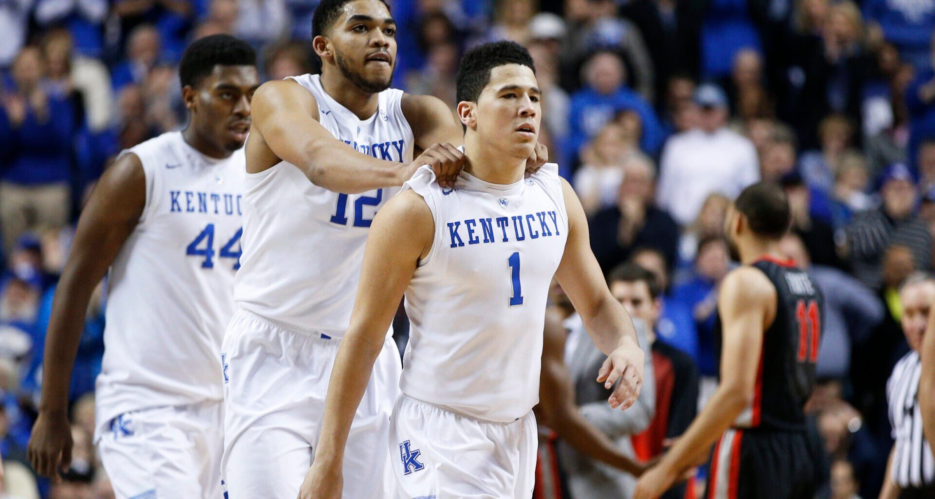 ‘No sense…’ Karl-Anthony Towns explains why Devin Booker didn’t think he could reach the NBA during Kentucky stint