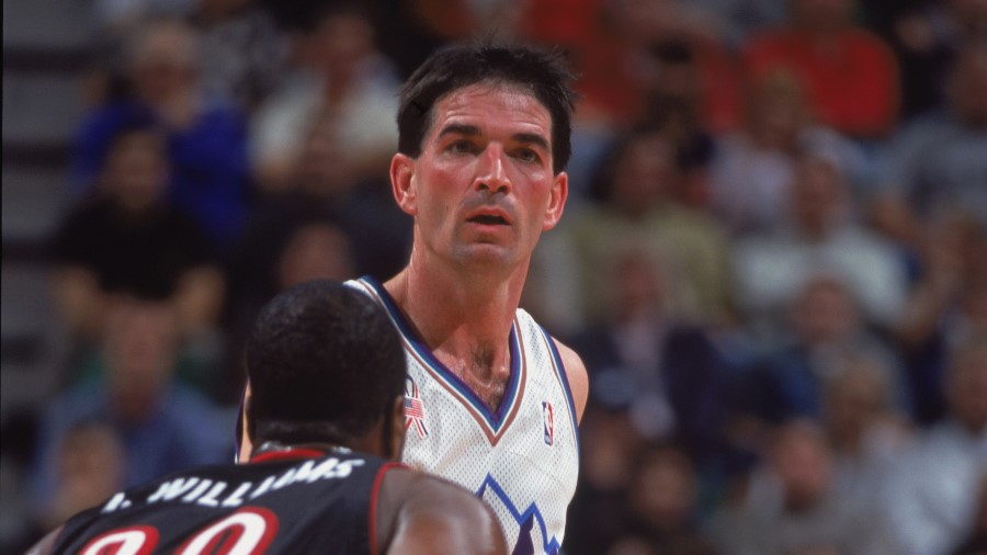 John Stockton #12 of the Utah Jazz