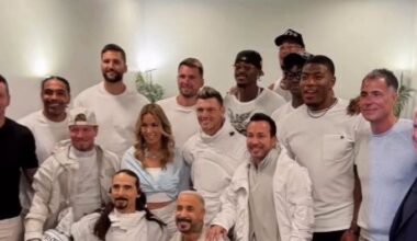 The Lakers celebrated Luka’s extension at a Backstreet Boys concert