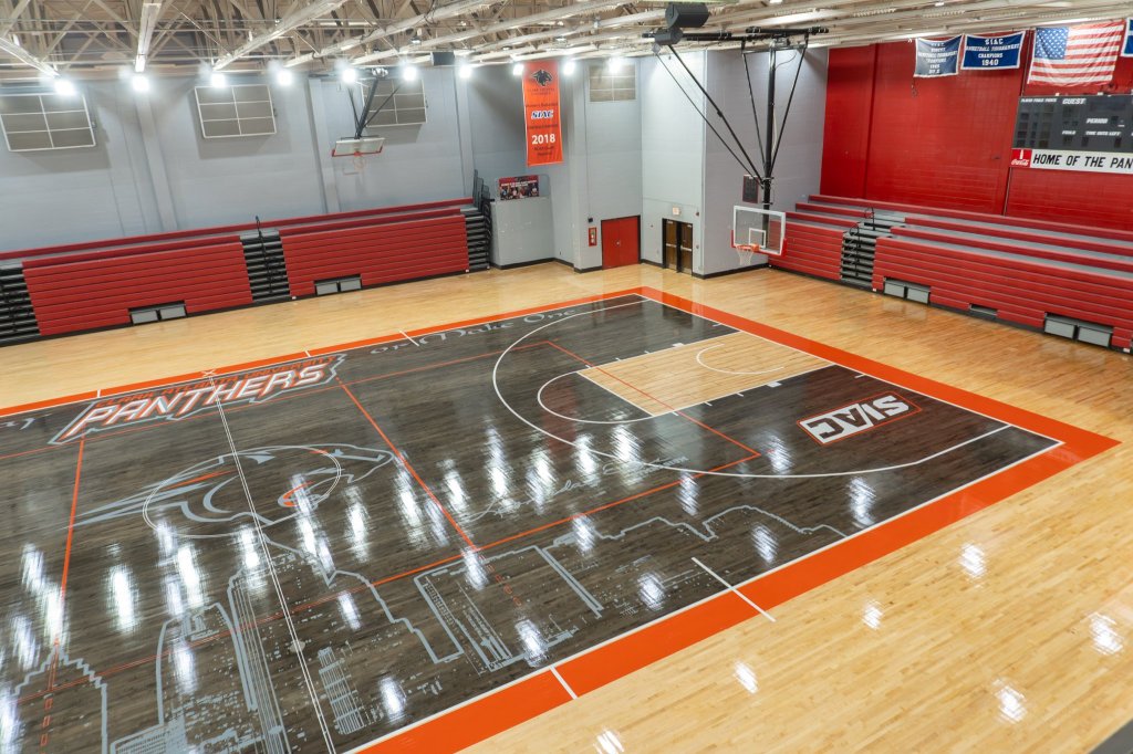 Clark Atlanta basketball court