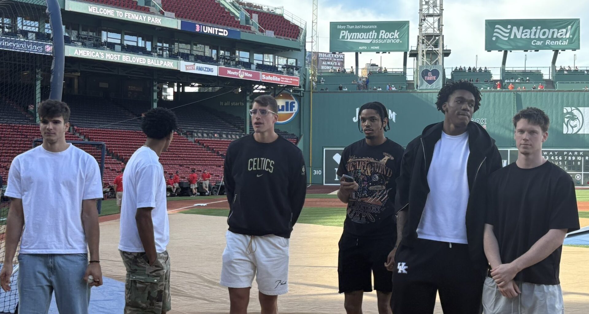 Bush Hamdan at Kentucky football spring practice, Aaron Perkins, KSR