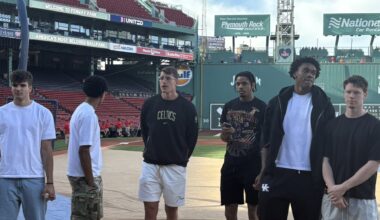 Bush Hamdan at Kentucky football spring practice, Aaron Perkins, KSR