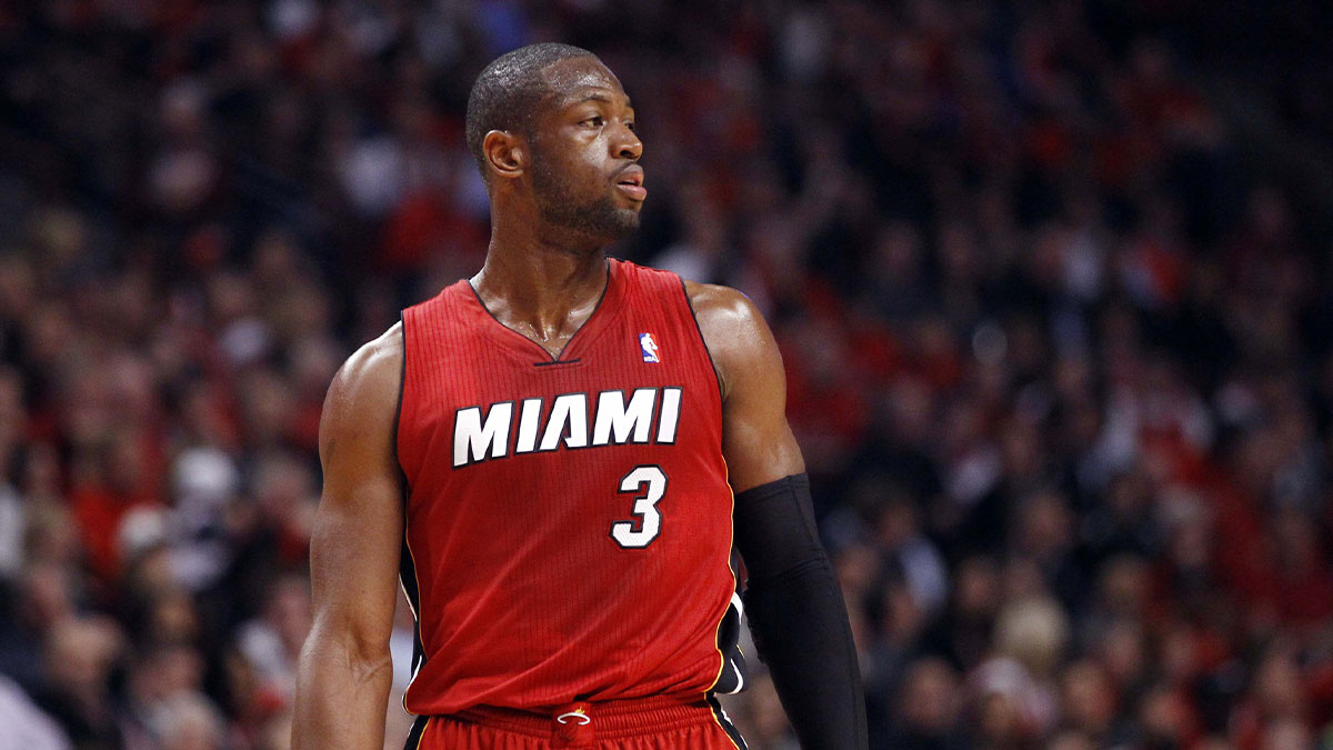 Miami Heat guard Dwyane Wade during the first quarter in game five of the eastern conference finals of the 2011 NBA playoffs against the Chicago Bulls at the United Center.