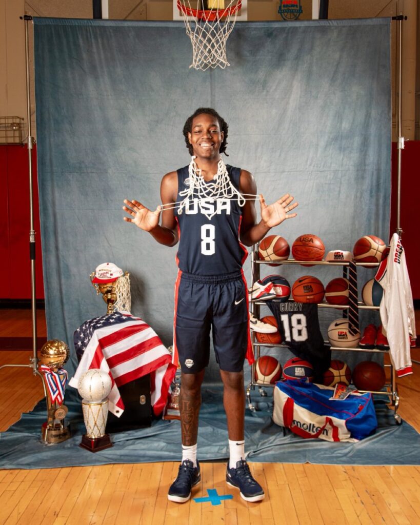 Jasper Johnson in his Team USA uniform (Courtesy of the Johnson Family)