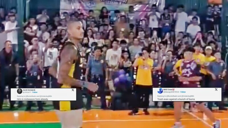 Kyle Kuzma Hilariously Misses Shots, Fans React During Philippines Return