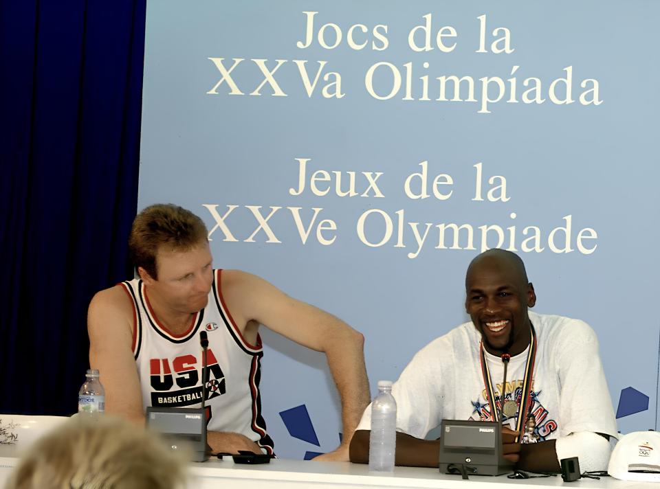 Michael Jordan and Larry Bird were part of the famous 1992 Olympic Dream Team