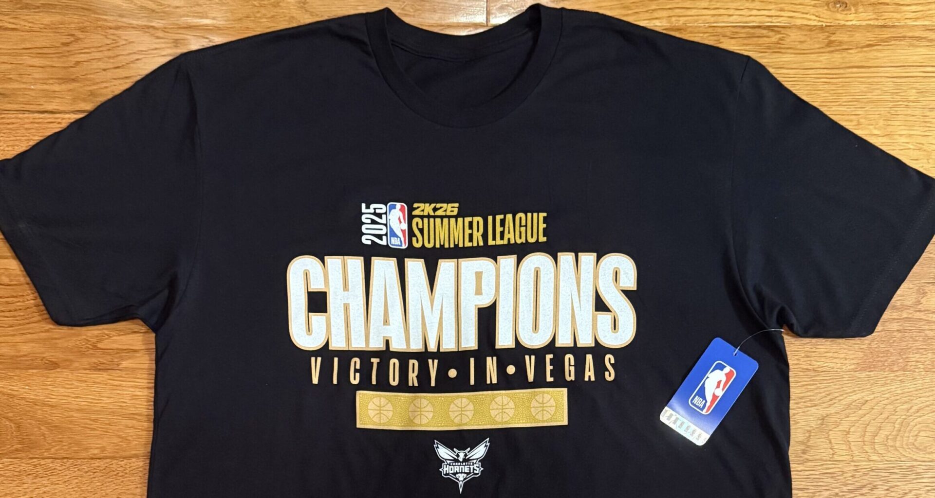 Want to win the official Hornets Summer League Championship limited-edition T-shirt and poster?