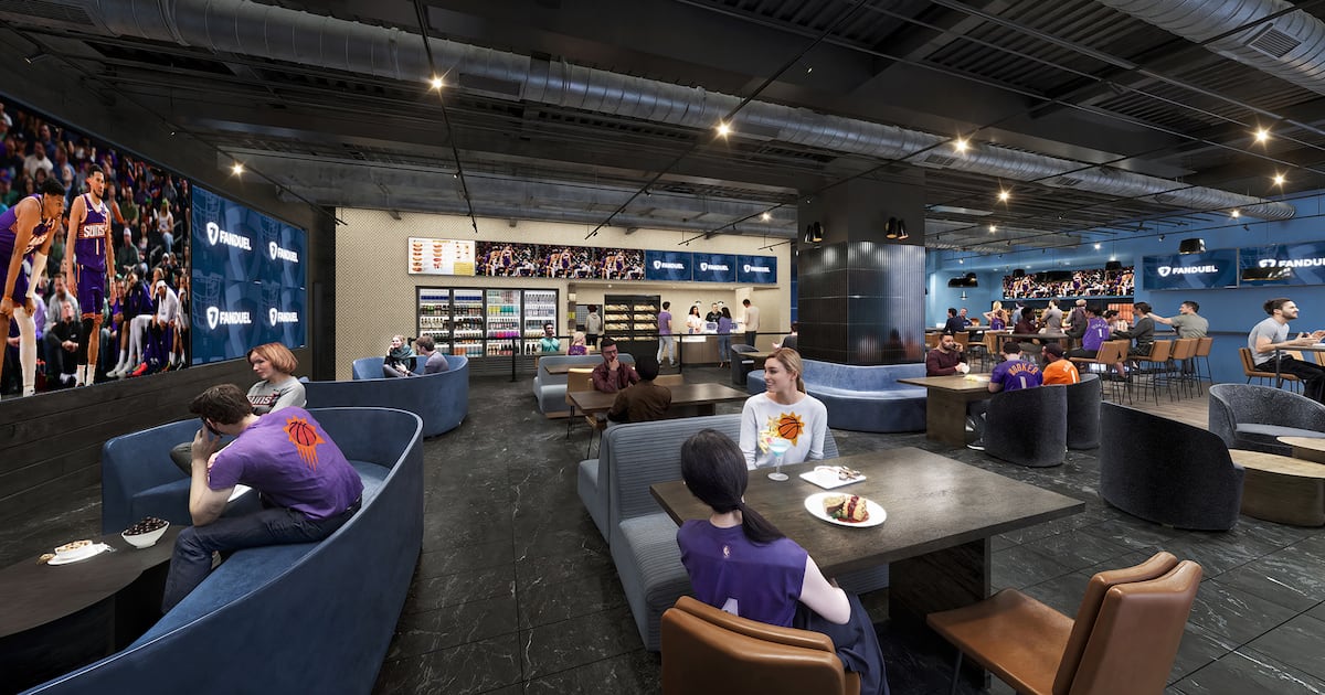 PHX Arena sportsbook converted into FanDuel Lounge for Suns season ticket members