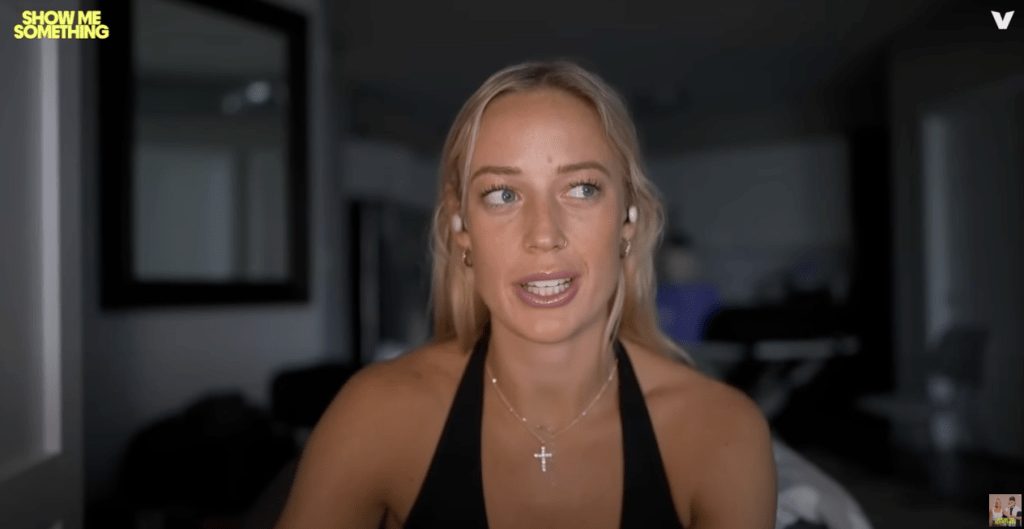 Sophie Cunningham on her "Show Me Something" podcast.