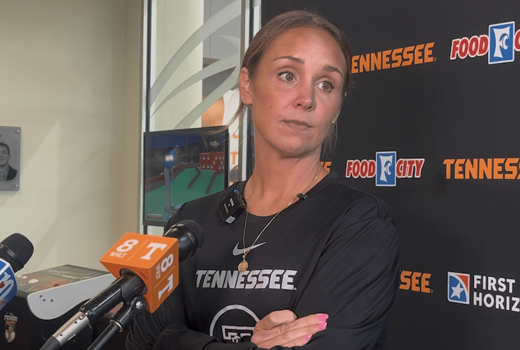 WATCH: Lady Vols Basketball Coach Kim Caldwell Meets With Media