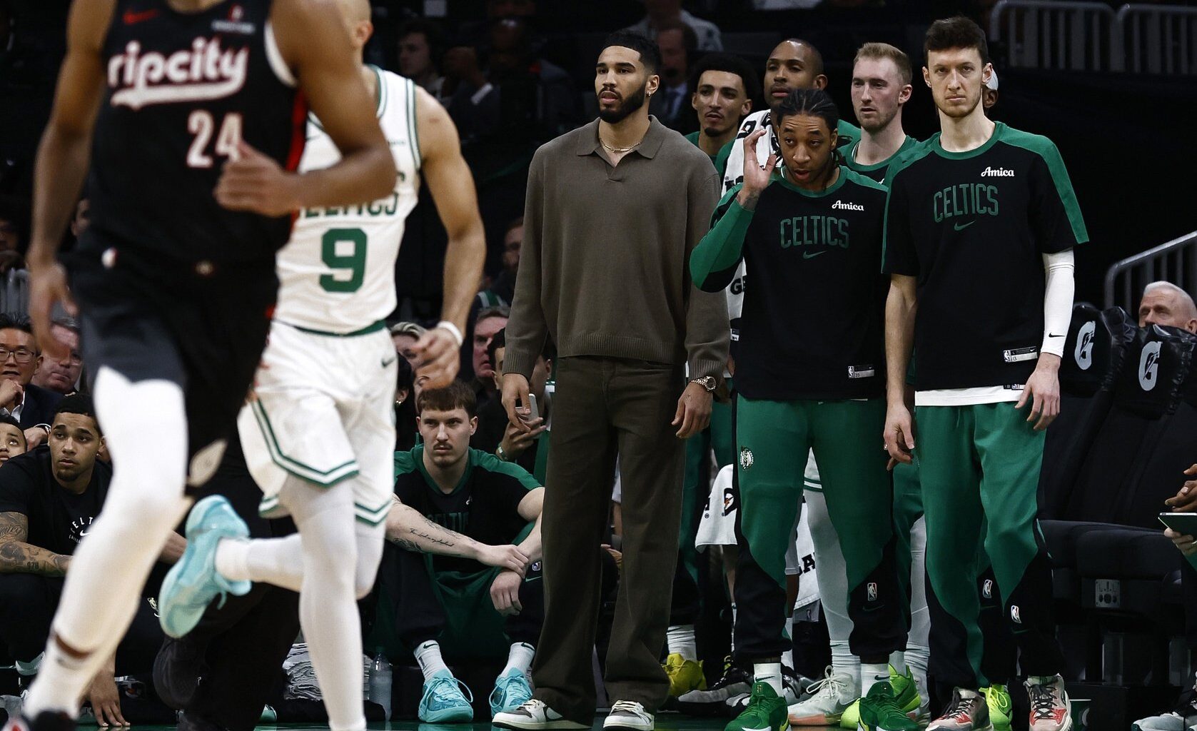 The Celtics starting five has changed dramatically after trading away Niang and adding Boucher