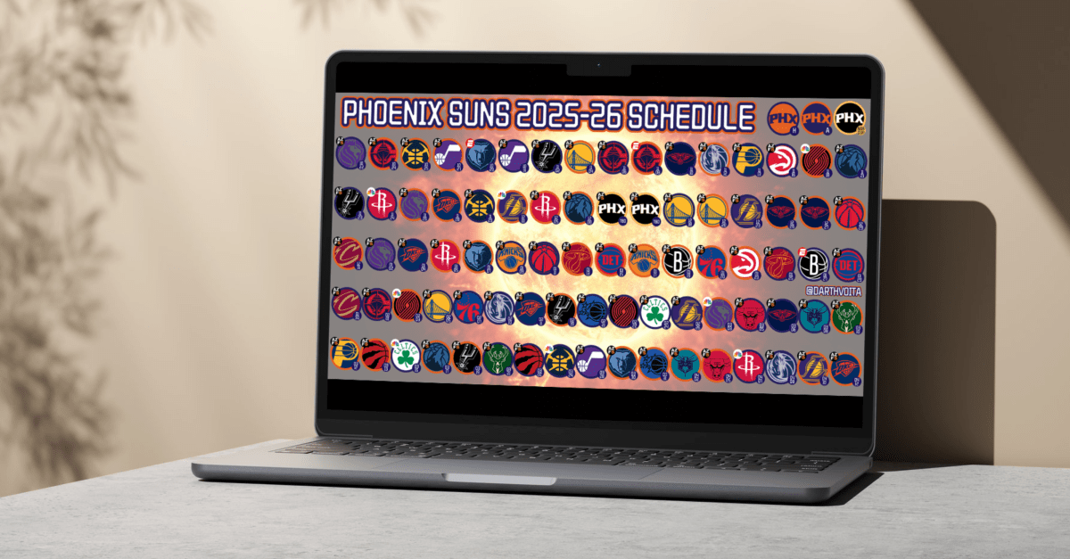 The Suns’ full 2025–26 schedule is finally here