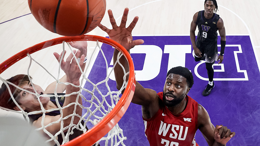 WSU Cougars ND Okafor UW Huskies 2024...