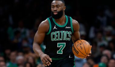 The ball is in Jaylen Brown's hands this season.