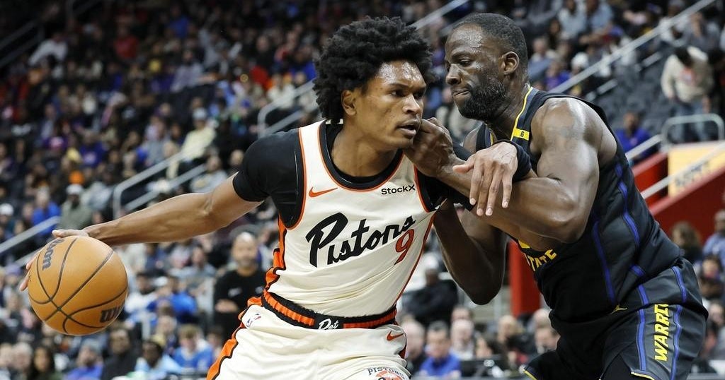 Hield helps Warriors bounce back from lopsided losses for 107-104 win over Pistons