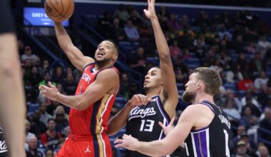 McCollum scores 43 points to lift Pelicans over the Kings 140-133 in overtime