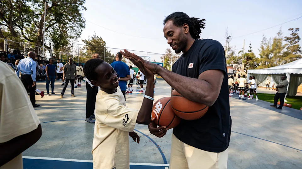 NBA Star Kawhi Leonard Visits Rwanda, Discusses Youth Sports with President Paul Kagame