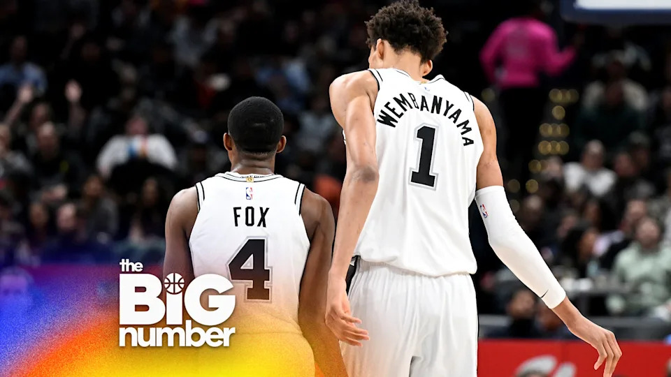 De'Aaron Fox's extension with the San Antonio Spurs links him with Victor Wembanyama. (Photo by G Fiume/Getty Images)