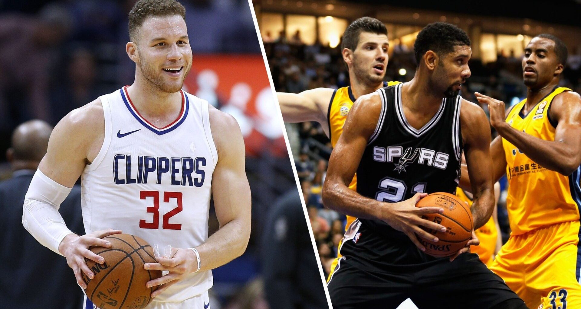 Blake Griffin could not believe his first ever encounter with Spurs legend Tim Duncan, 'I kind of stopped'