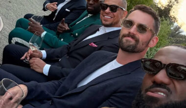 LeBron James Joins Kevin Love And Draymond Green at Cleveland Cavaliers Owner's Son's Wedding