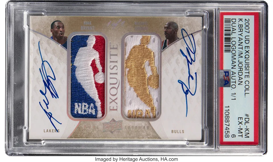 This Michael Jordan and Kobe Bryant card is set to break an auction record for a basketball card.