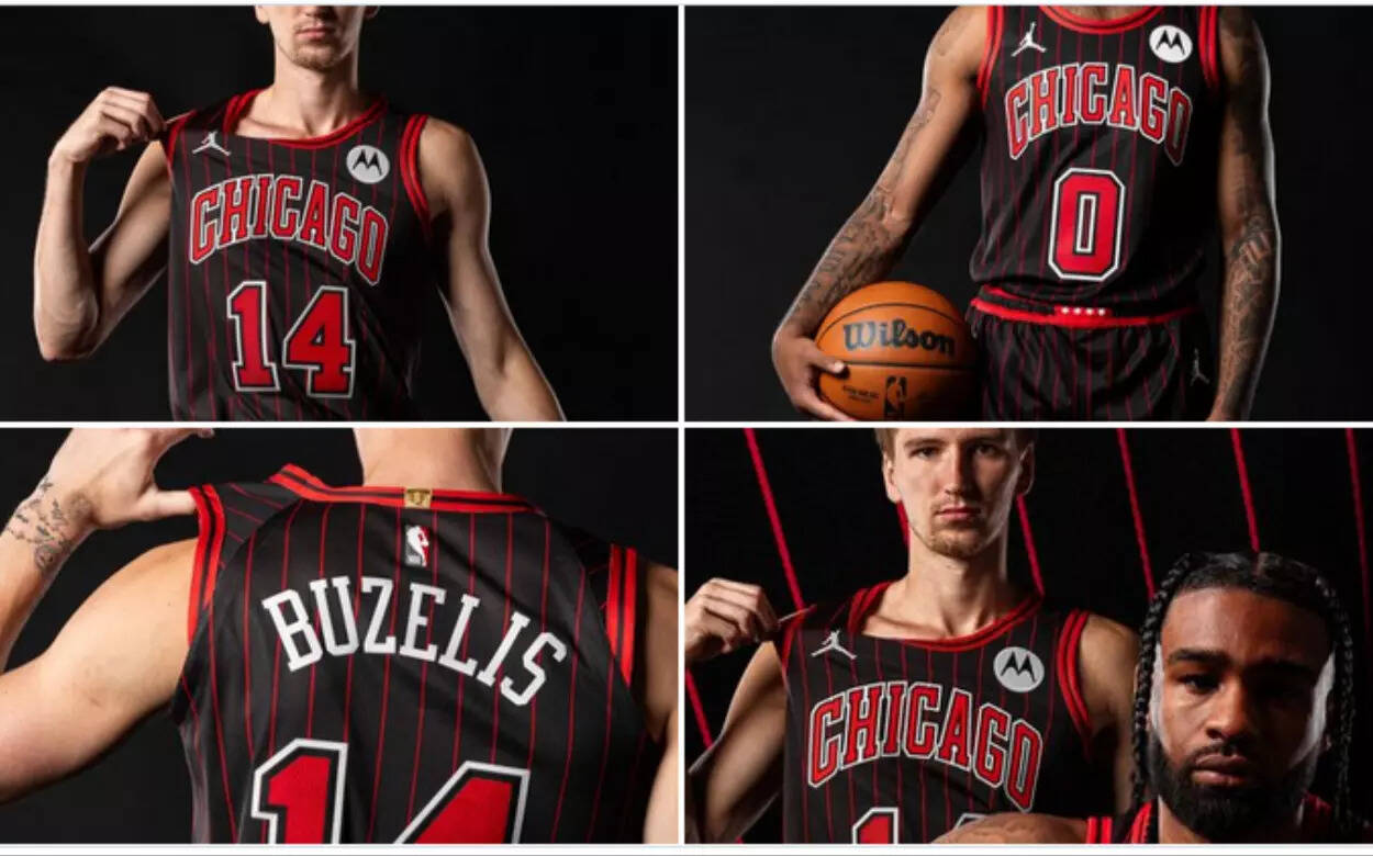 Chicago Bulls' vintage jersey is back (Image via X / @CHSN_Bulls) Chicago Bulls' vintage jersey is back