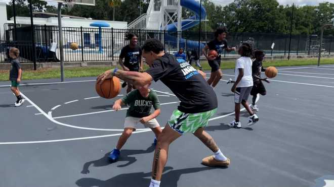 Cole Anthony back to school event Cole Anthony back to school event
