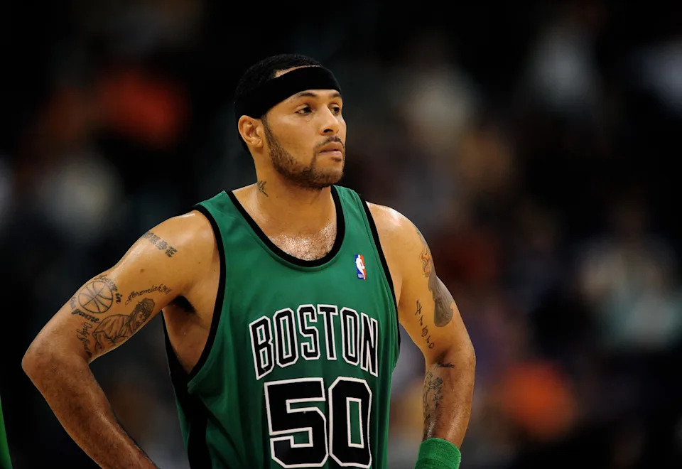 Dec. 30, 2009; Phoenix, AZ, USA; Boston Celtics guard (50) Eddie House against the Phoenix Suns at the US Airways Center. The Suns defeated the Celtics 116-98. Mandatory Credit: Mark J. Rebilas-USA TODAY Sports