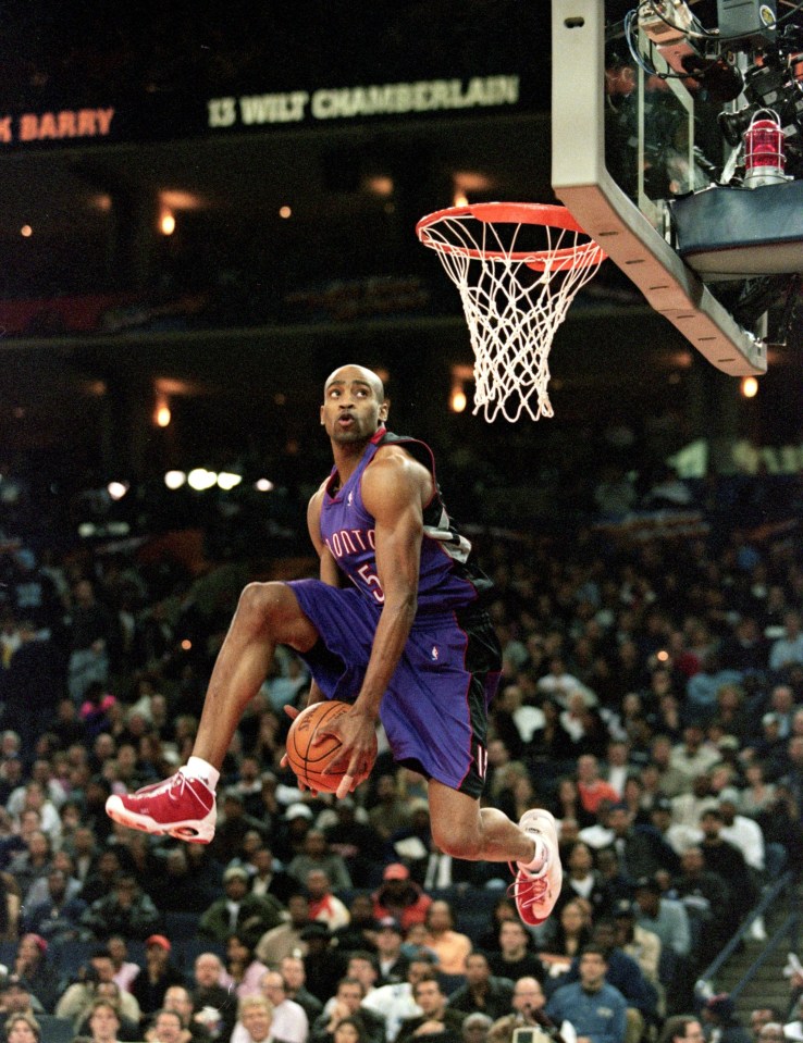 Carter was known for his spectacular dunks