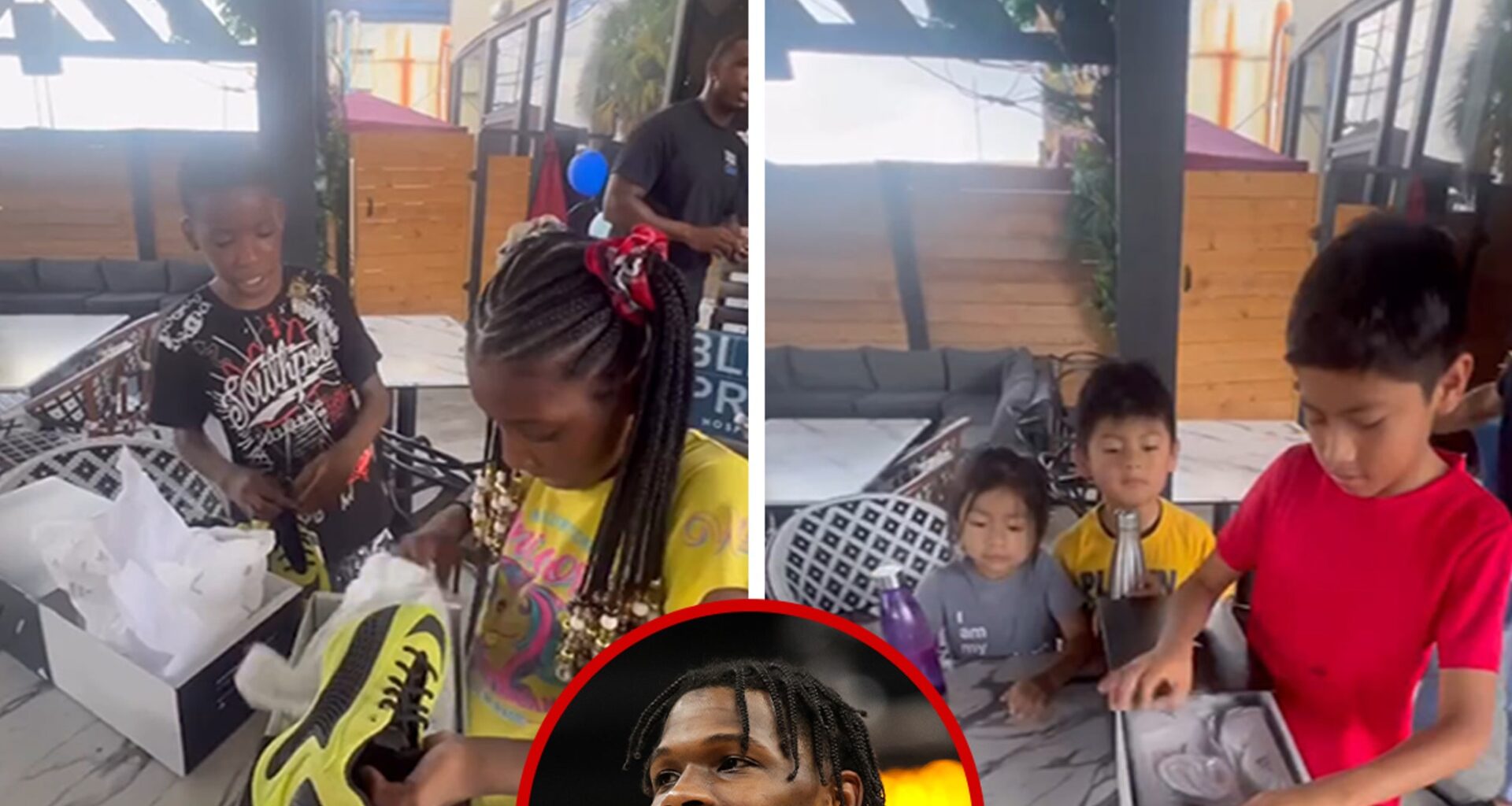 Anthony Edwards Gifts Signature Shoes To Kids For Back-To-School Prep