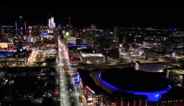 Detroit Pistons fans encouraged to join pregame fun as city lights up in blue