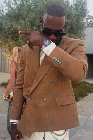 LeBron James/Instagram  LeBron James shows off his fit for the ceremony on Instagram.