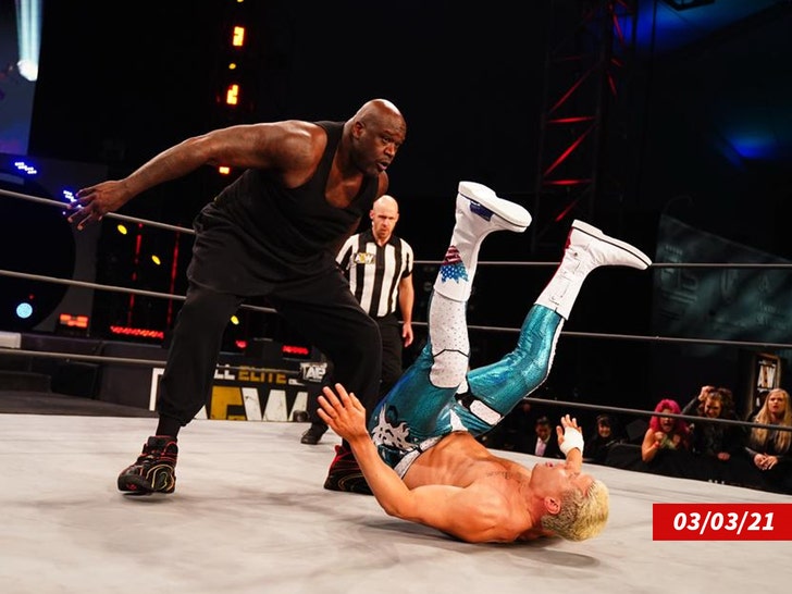 shaq wrestling aew