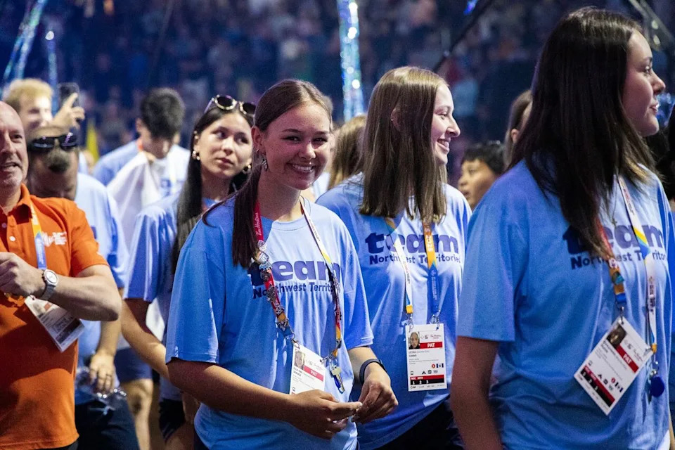 Ella Skauge, 17, and her team participated in the opening ceremony of the Canada Games at the start of the week.