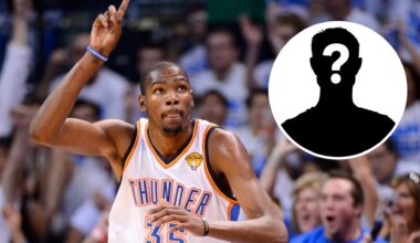 Jeff Teague on whether Kevin Durant's jersey should be retired with the Thunder, says a surprise player could instead