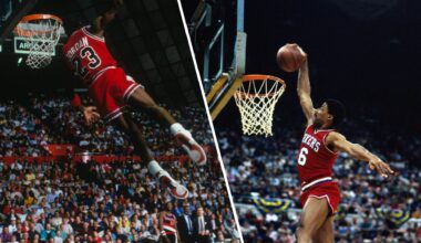 How Michael Jordan addressed comparisons to Dr. J Julius Erving at the very start of his NBA career