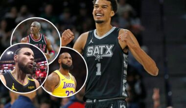 Victor Wembanyama earns comparison to Curry, James, and Jordan from two-time MVP