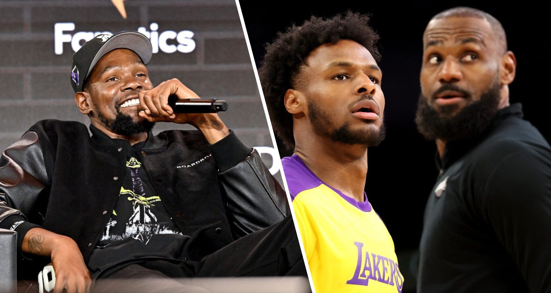 Kendrick Perkins says Kevin Durant took unintended dig at Bronny James on LeBron James podcast