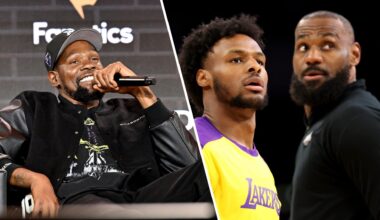 Kendrick Perkins says Kevin Durant took unintended dig at Bronny James on LeBron James podcast