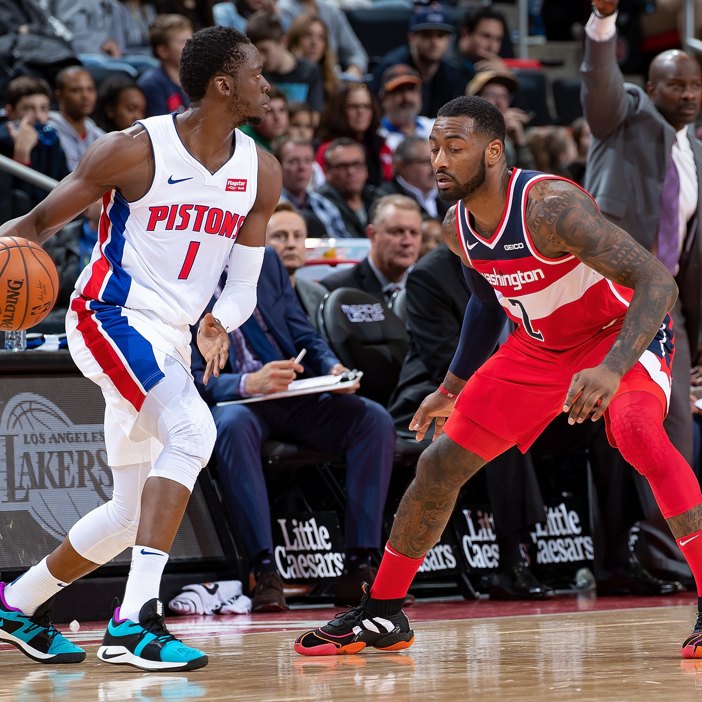 John Wall — one Wizards guard who played defense at least sometimes.