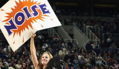 Suns fans know how to cheer but the sound system refuses to believe it