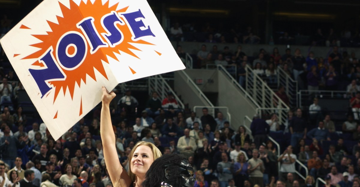 Suns fans know how to cheer but the sound system refuses to believe it