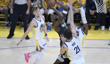 Timberwolves beat Warriors 102-97 to take 2-1 lead in second-round playoff series