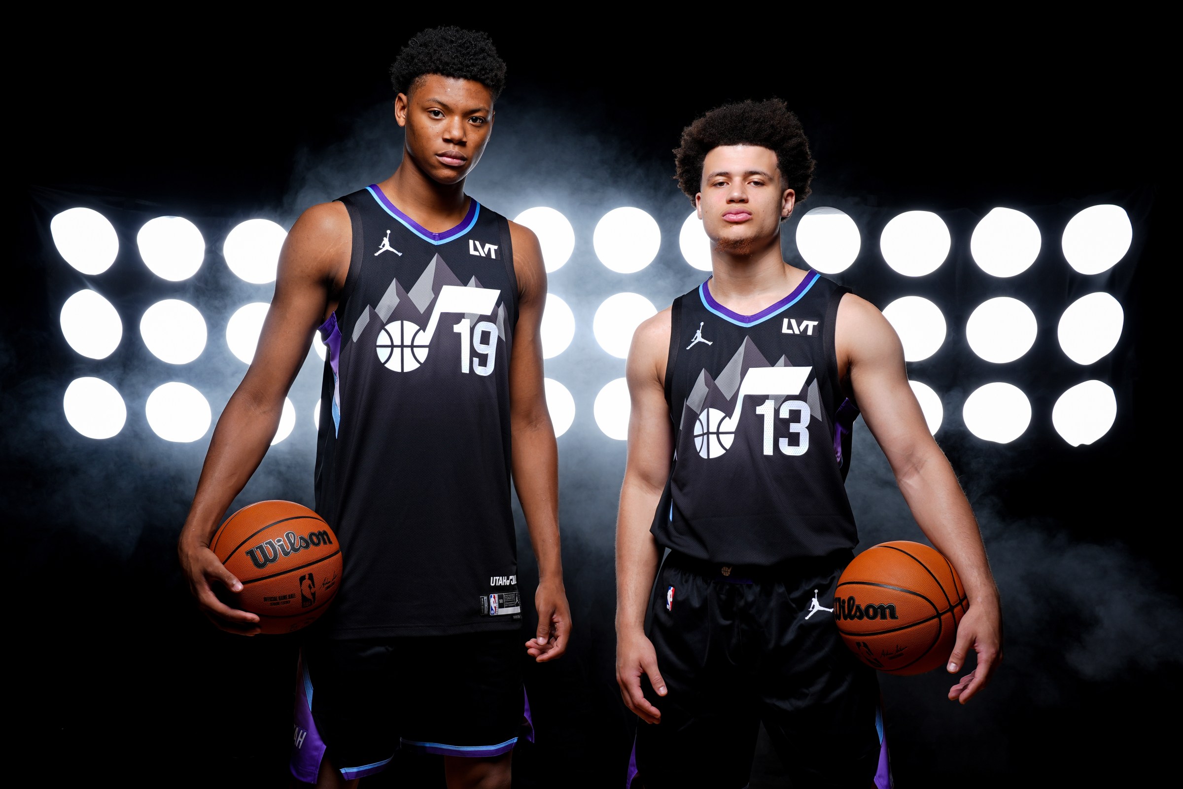 Ace Bailey (left) and Walter Clayton Jr. (right)