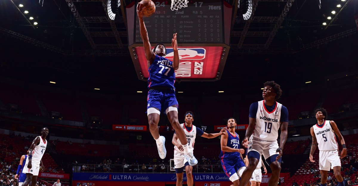 VJ Edgecombe and other Sixers play in latest Rico Hines Run