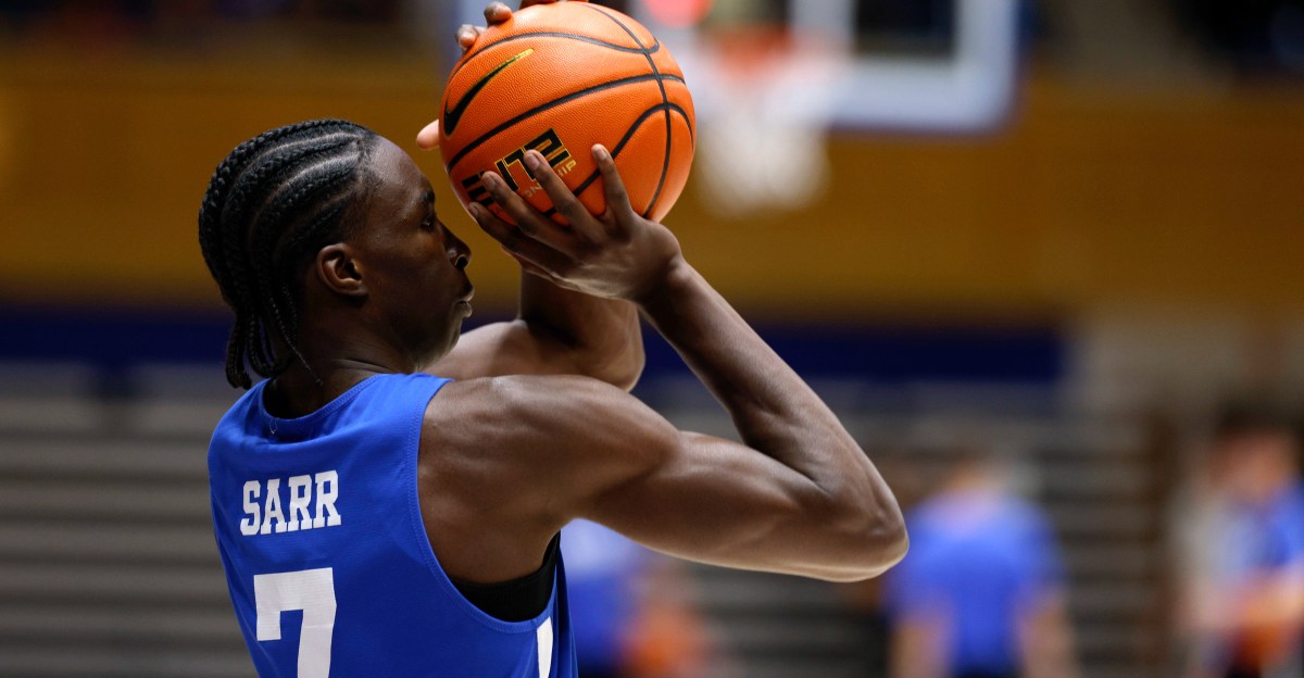 Dame Sarr Seems Pretty Happy To Be A Blue Devil