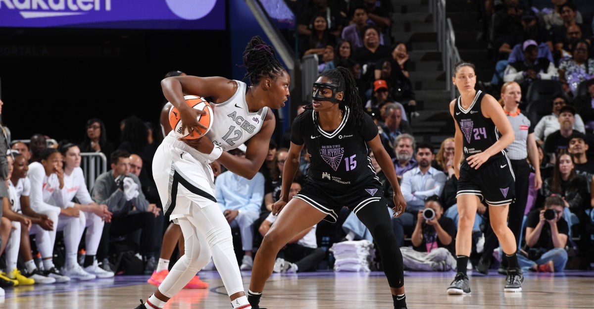 WNBA scores: A’ja Wilson leads Aces past Valkyries 78-72