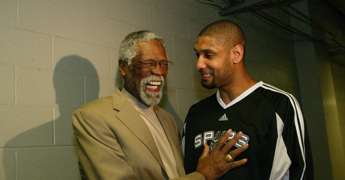 Tim Duncan was Bill Russell’s favorite athlete