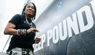Dawn Staley brings her message, and championship mentality, to team meeting - Carolina Panthers