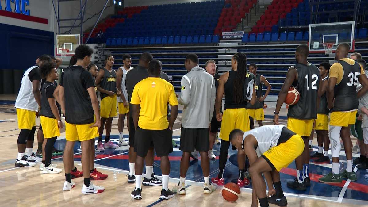 Jamaican men's basketball team preps for FIBA in Boca Raton